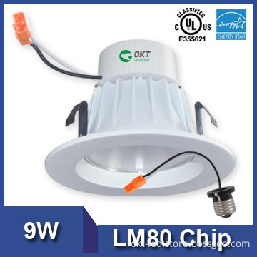cULus Energy Star Listed 4inch 9W Dimmable ul led recessed downlight